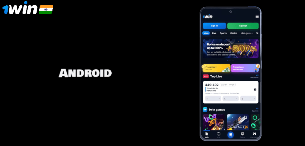 1win App Download for Android (APK File)